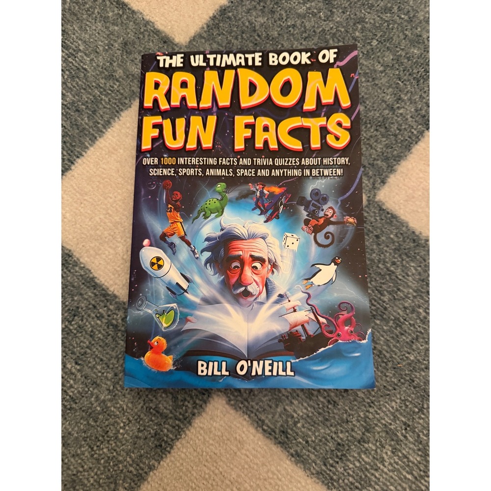 The Ultimate Book of Random Fun Facts Bill O'Neill Trivia Quiz Paperback Book